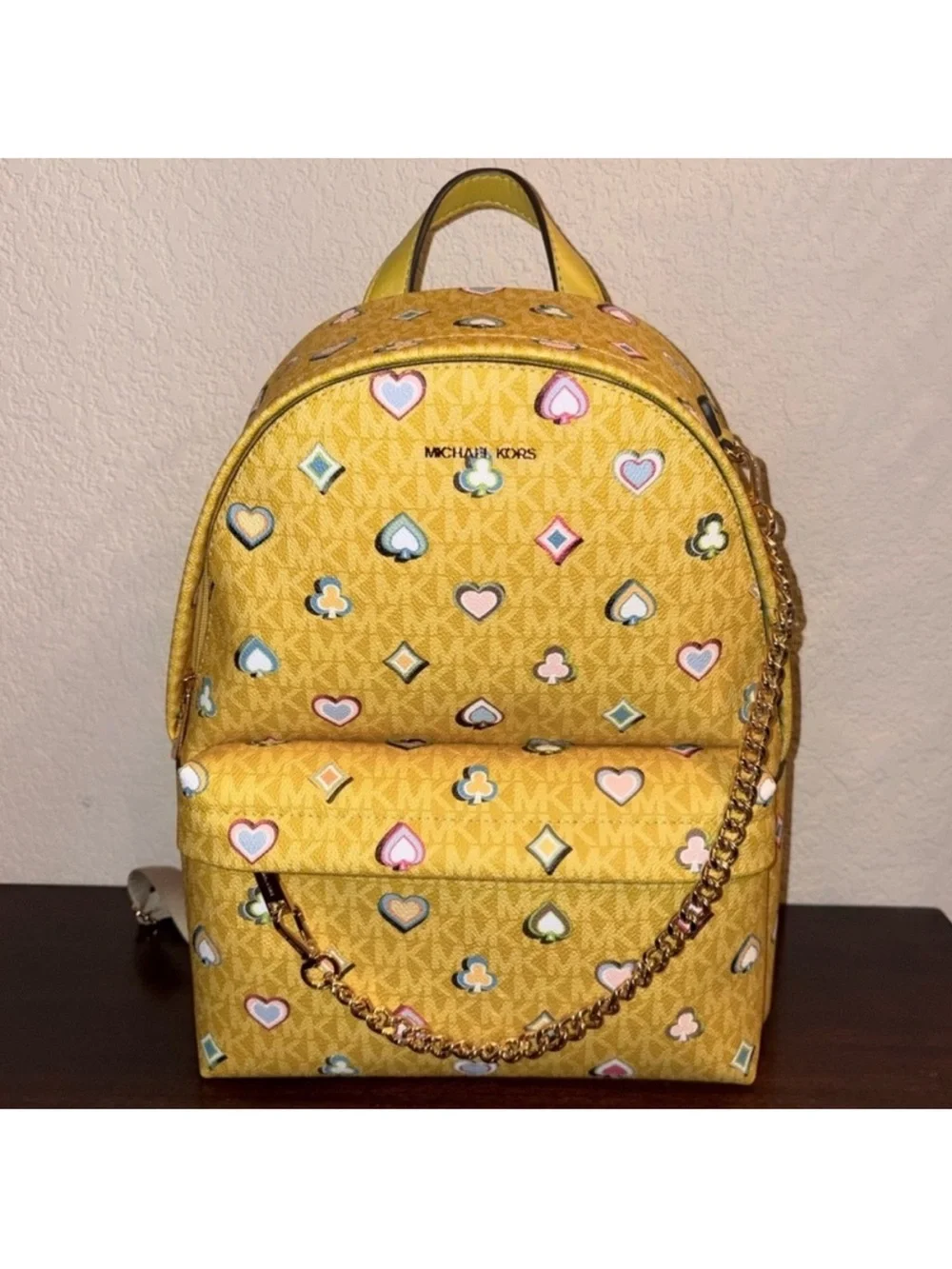 Michael Kors Slater Medium Printed Signature Logo Backpack